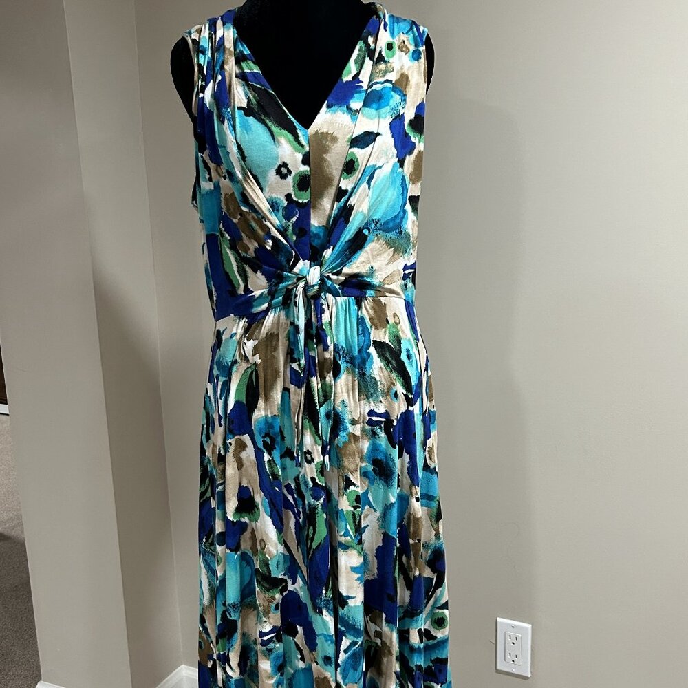 Liz Clairborne Printed Jersey Dress